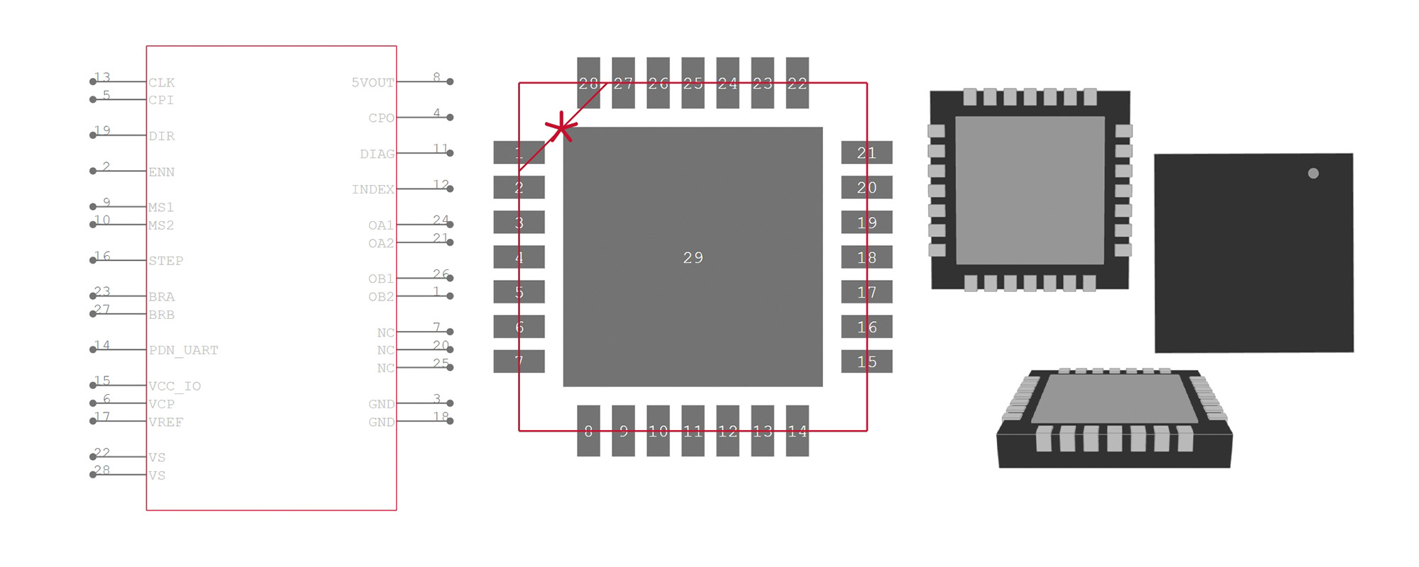 TMC2208 CAD Model